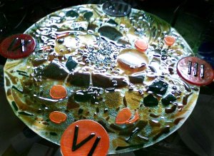 Витраж в технике фьюзинг Витраж в технике фьюзинг